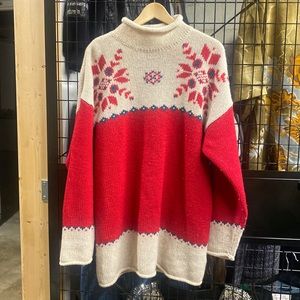 Vintage Eddie Bauer Oversized Holiday Knit Sweater